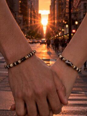 Matching Natural Shell Bracelets | His & Hers Couple Bracelet Set